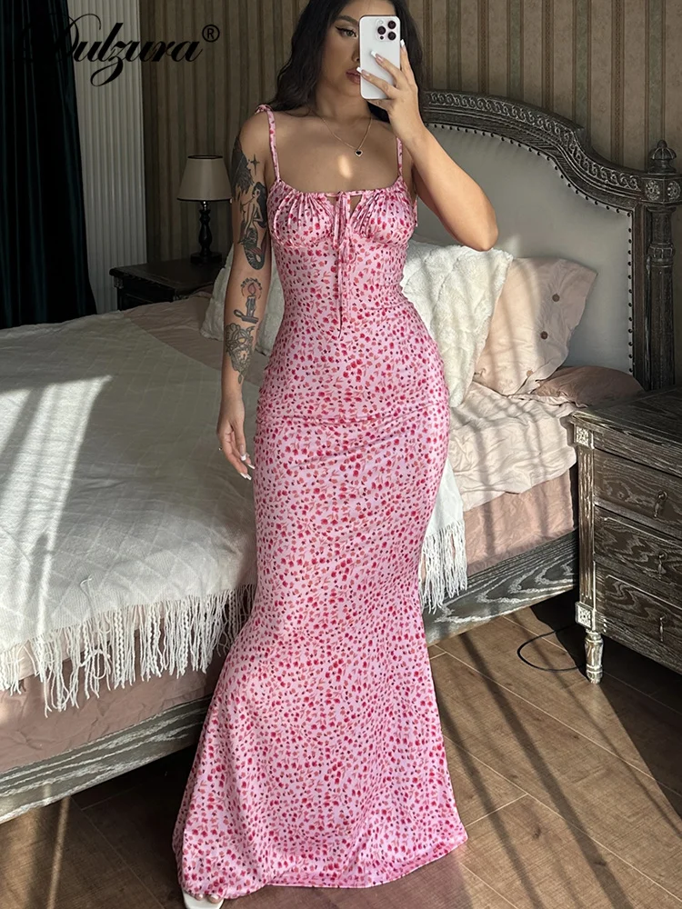 long satin dress prom Simple Red Satin Spaghetti Straps Prom Dresses With Slit, Party Dresses,  MP787 main image 1