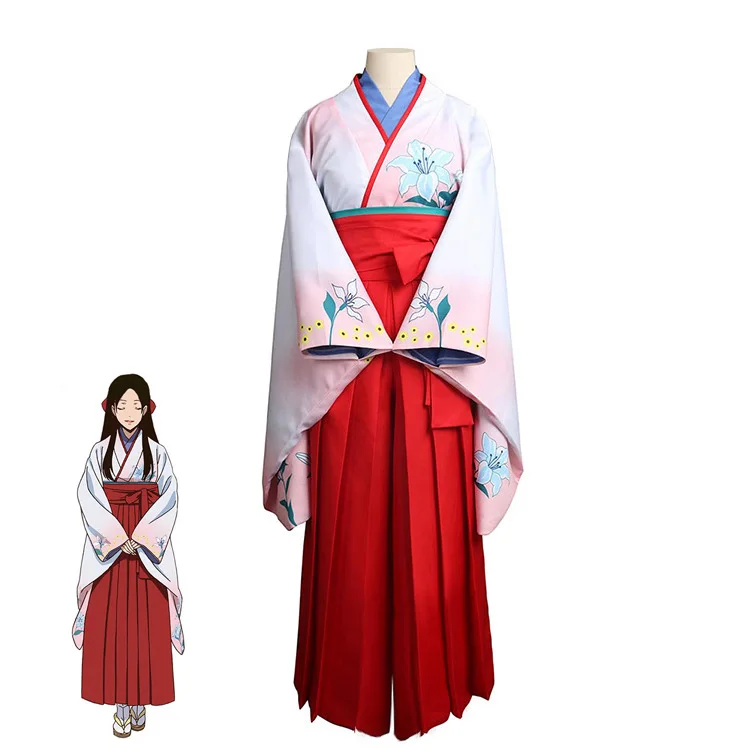 

Kazuya's West Tojiro Yuriko Cosplay Costume Japanese Kimono West Tojiro Yuriko Cosplay Dress