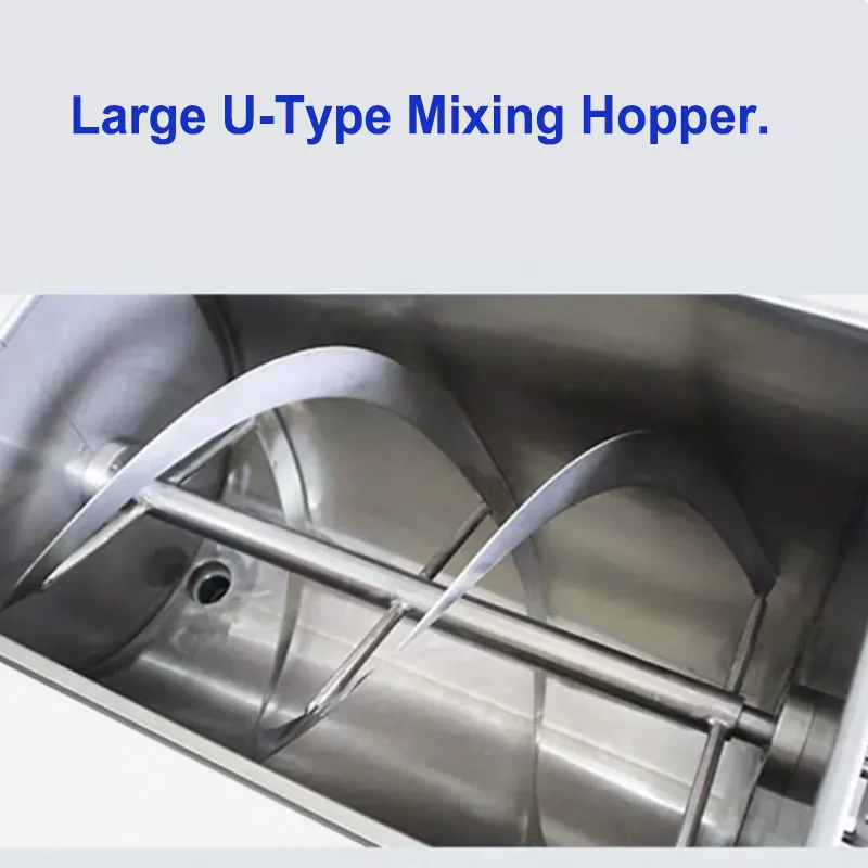 Pneumatic Horizontal U-Type Mixing and Filling Machine Suitable for High-Viscosity Pastes and Thick Materials