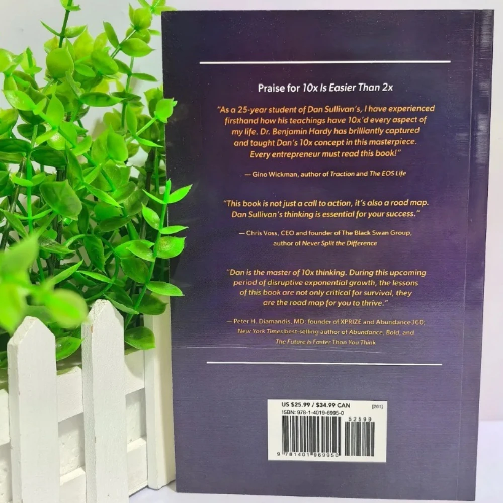 10x é mais fácil do que 2x: como como empreendentes da classe mundial, alcançam mais por fazer menos livro de bolso em inglês