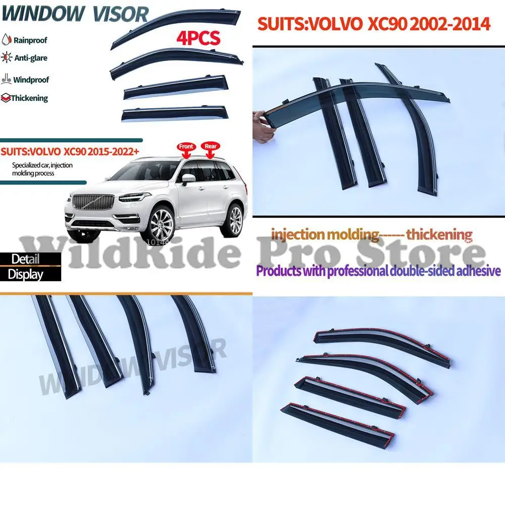 

1 set For Volvo XC90 Window Rain Visor VOLVO XC90 2006-2020+