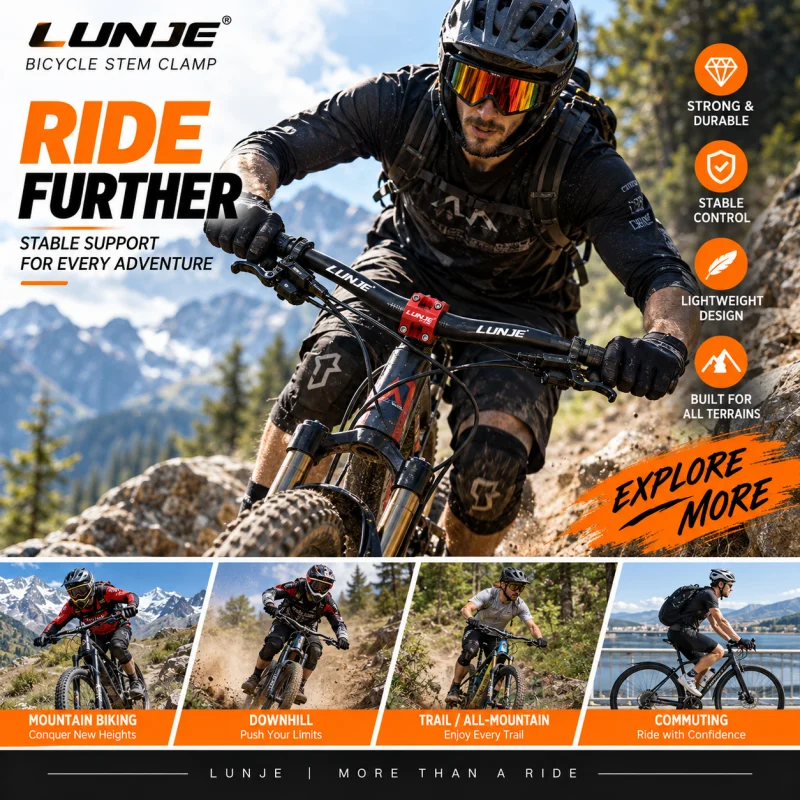 Bicycle Handlebar + Stem Set, Mountain Bike Handlebar 25mm Rise, 780mm, Downhill and Off-Road Bike Handlebar, Ergonomic Design, Enhances Control and Comfort, Durable Structure, Uses Film-Free Labeling Process, Cool Appearance, Suitable for Mountain Bikes, Street Bikes, Dirt Bikes, Etc., Bicycle Accessories.