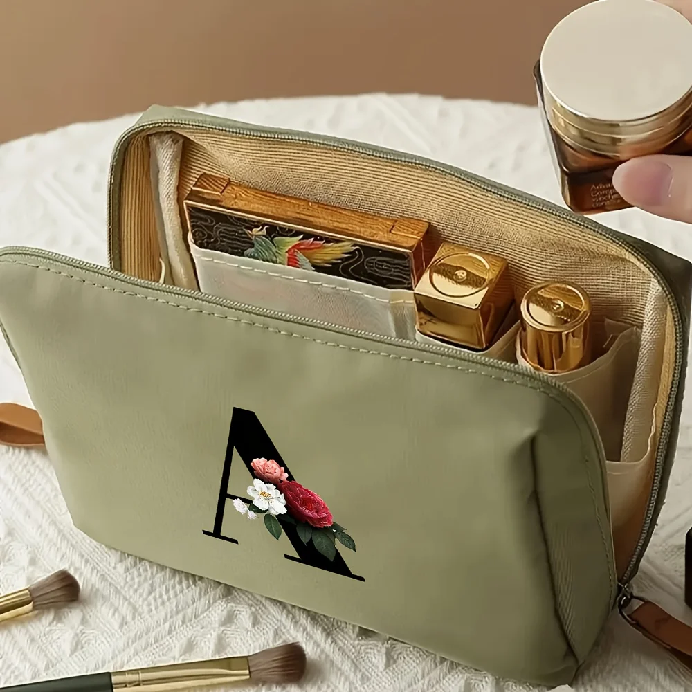 1 Stück multifunktionale Aufbewahrungstasche für Damen, modische Make-up-Tasche, tragbare Reise-Kulturtasche, geeignet für Geschäftsreisen und Reisen – Detail 3