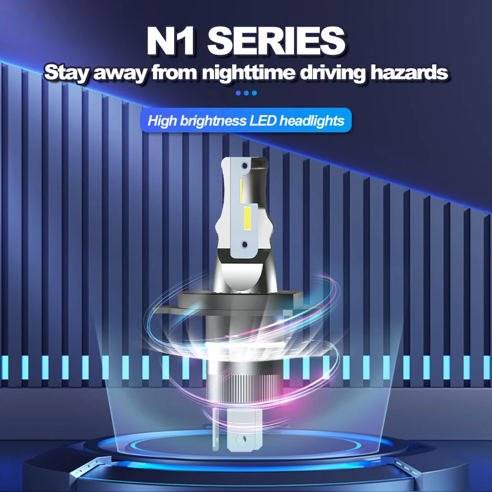 مصابيح أمامية ليد للسيارة ، مصابيح ضباب ، رقائق CSP ، أبيض ، K ، 300000 لومن ، H1 ، H4 ، H7 ، H11 ، 12 فولت ، HB3 ، ألوان ، HB4 ، من HIR2 ، ستاندرد دبليو #3
