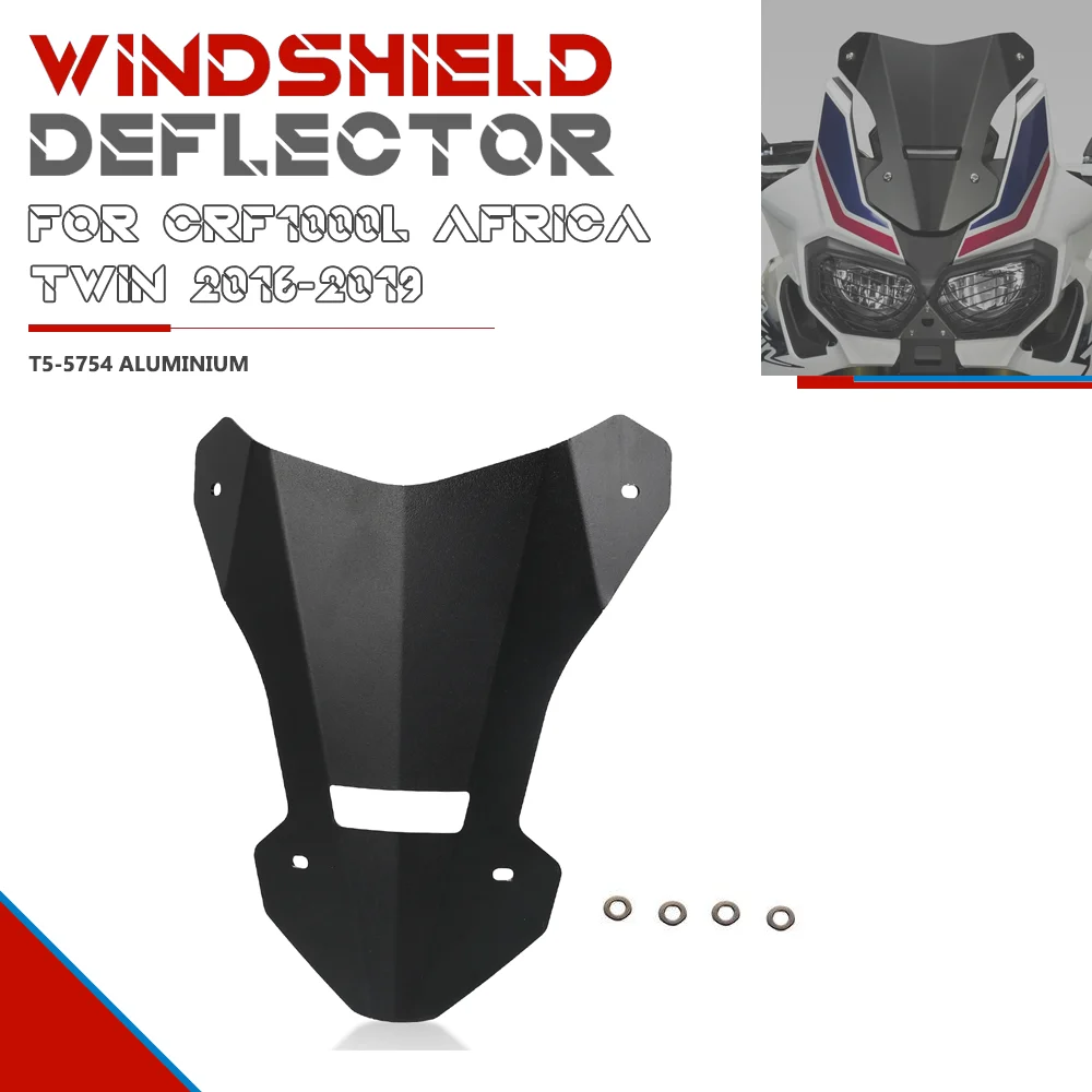 

FOR HONDA CRF 1000L Africa Twin 2016-2017-2018-2019 Fairing Windscreen Windshield Deflector Protector Deflectors Accessories Kit