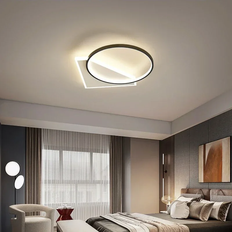 SANDYHA Modern Nordic Ceiling Light Simple Style Bedroom Parlor Lamp LED Fixture Home Decor Perfect for Living Room and Bedroom