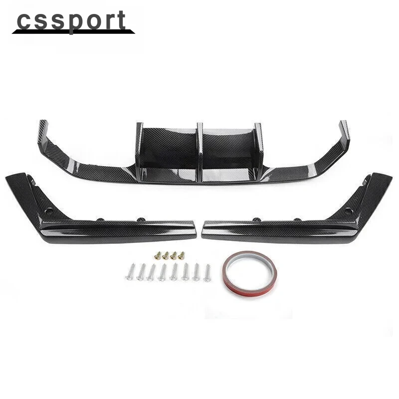 

Диффузор заднего бампера из карбона для BMW M3 M4 F80 F82 F83 2015-2020