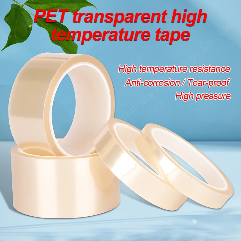 

Pet High-Temperature Silicone Tape Transparent Cycling Engine Component Protection Fixed Circuit Board Insulation Packaging