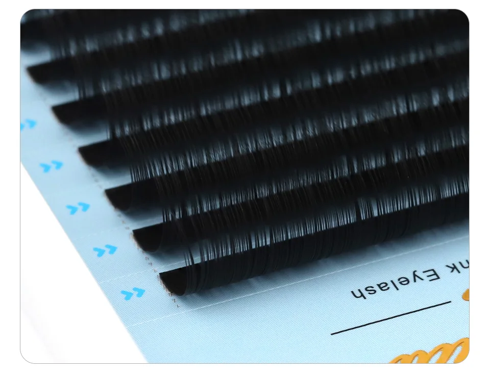 AGUUD 10 Trays J B Wimpernverlängerungen, Einzelne Matte Schwarze Seidenwimpern, Professionelle Russische Volumen-Wimpern, Reguläre Klassische Wimpern – Detail 29
