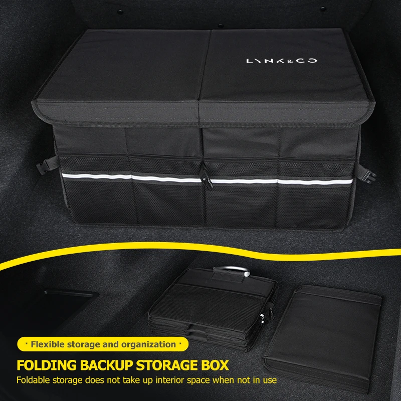 

Car Travel Large Capacity Portable Folding Storage Handle Bag For LYNK&CO 01 02 03+ 05 06 09 PHEV 09 MHEV