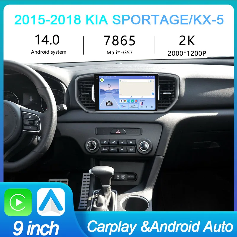 

Для Kia 2015-2018 Sportage KX-5 автомобильный радиоприемник мультимедийный видеоплеер GPS 4G CarPlay авто головное устройство стерео навигация интеллектуальный