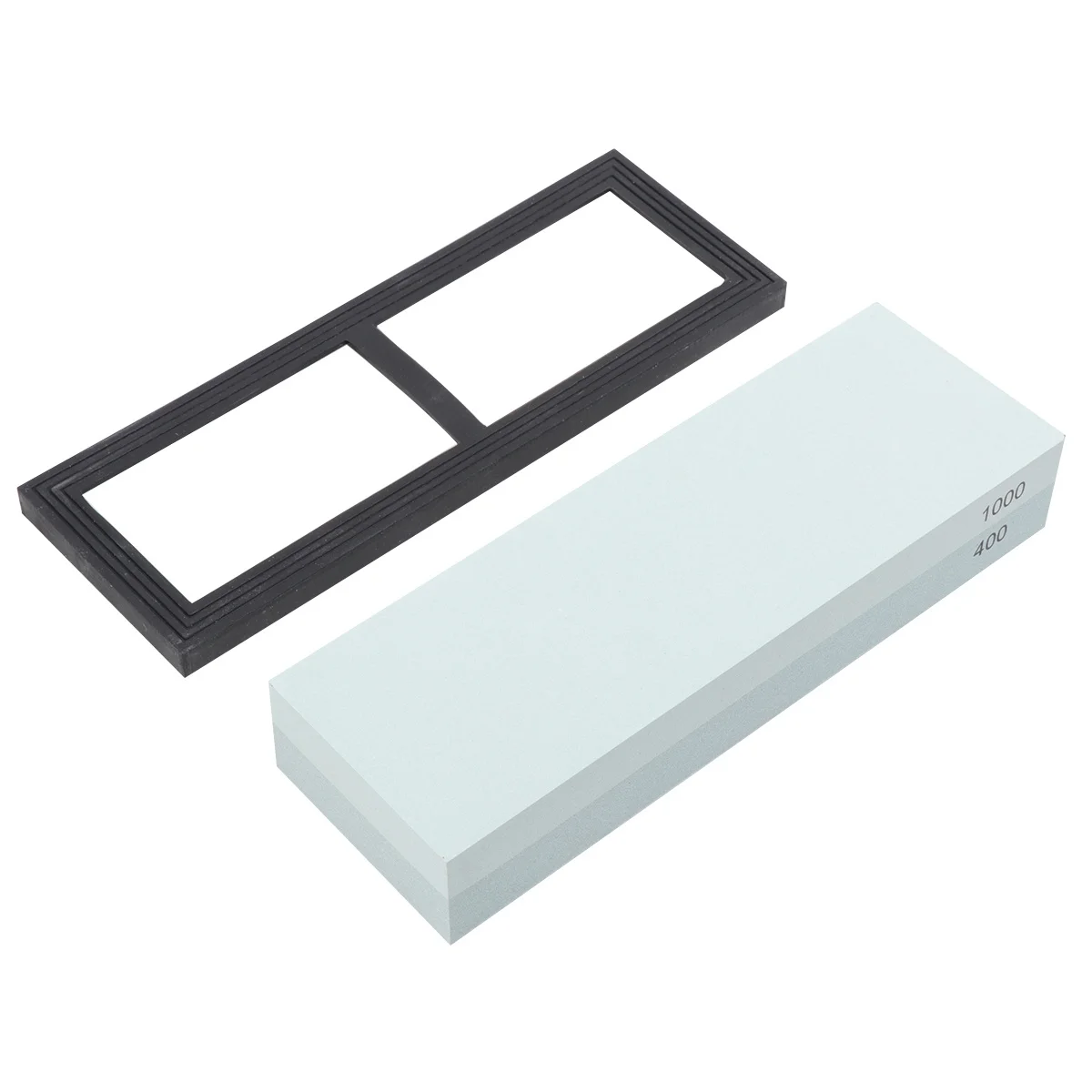 

Double-Sided White Corundum Sharpening Stone 400 1000 Grit Abrasive Whetstone Multipurpose Sharpener for Kitchen Home Outdoor