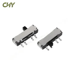 10Pcs MINI Miniature SMD SMT Side Slide Switch 2P3T 8 Pin 3 Position Toggle Switches Handle high 2mm
