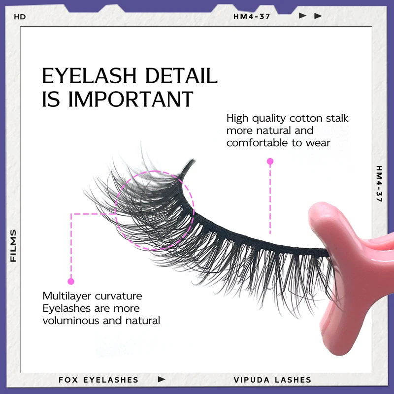 20 Pairs Mixed Shape Faux Mink Winged Eyelashes New Cat-Eye 3D Fluffy Soft Eyelash Reusable Full Strip Lashes Extension Makeup