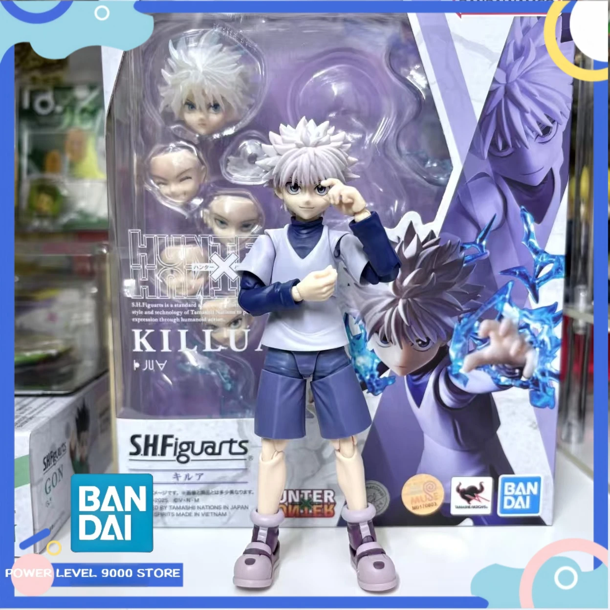 

In Stock 100%Original Bandai S.H.Figuarts SHF Hunter X Hunter GON FREECSS Killua Zaoldyeck PVC Anime Action Figures Anime