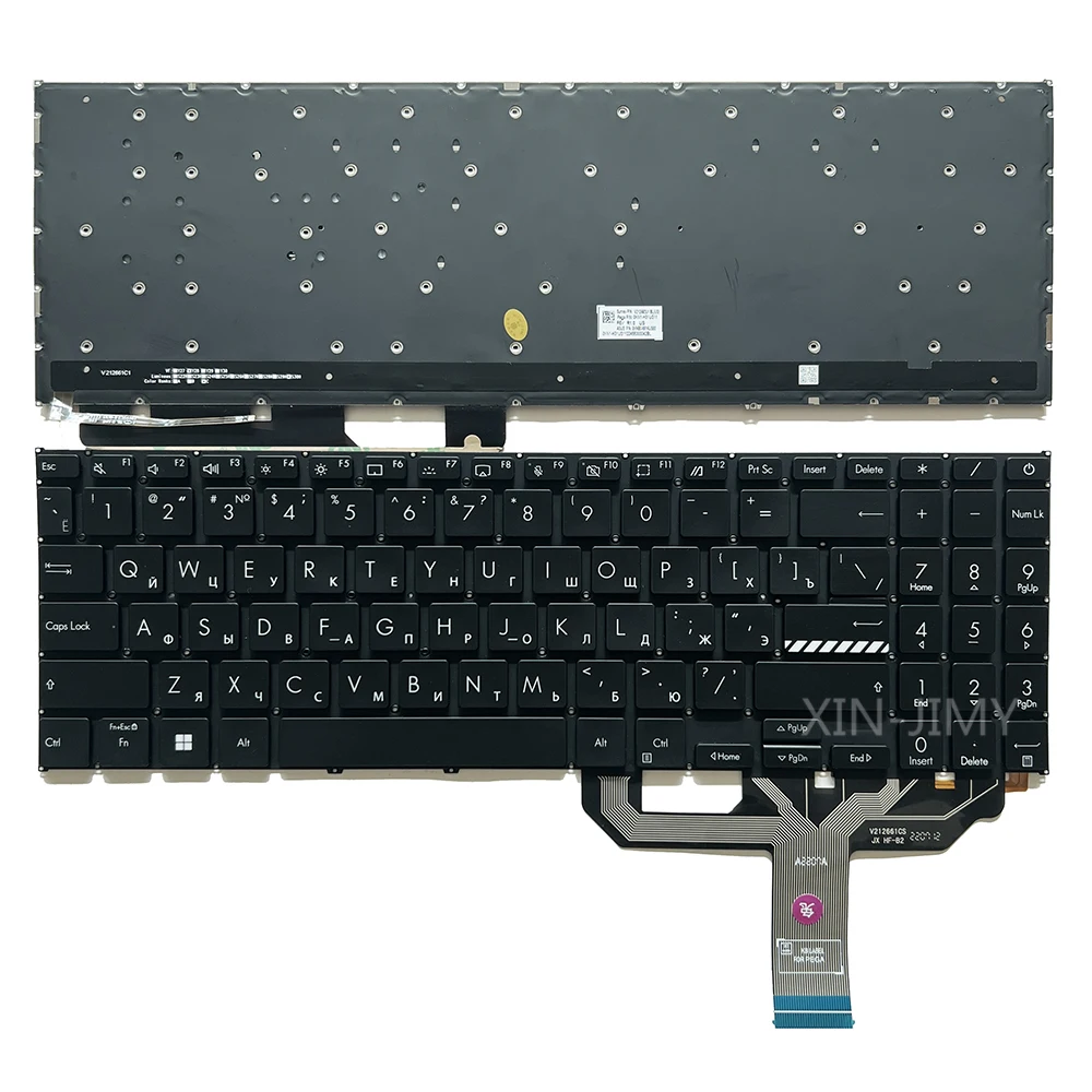 X1502 US/Russian Backlight Keyboard for ASUS X1502ZA X1502VA X1503Z X1503ZA K6602Z M1503Q M1502Z B1502 X1603Z X1603ZA V212662US1