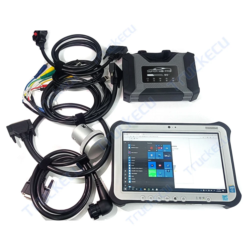 Super MB PRO M6 DoIP M6 MB Automatic Diagnostic Tool and Vediamo DAS XENTRY WIS EPC+FZ-G1 Tablet