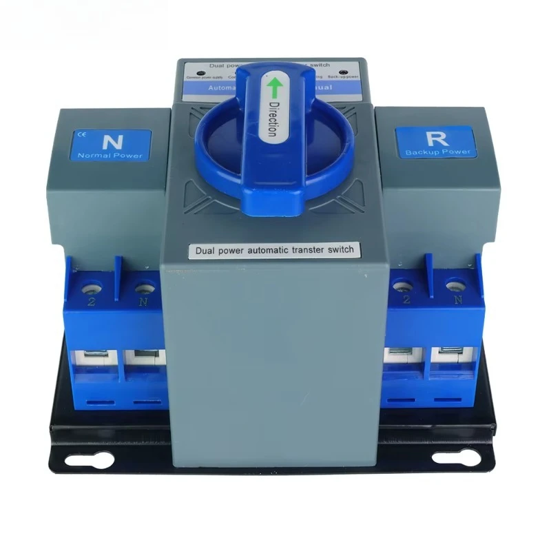 Controller generatore monofase con interruttore di trasferimento automatico, 63 A CA, 2 poli, doppia alimentazione ATS per un commutazione affidabile dell'energia