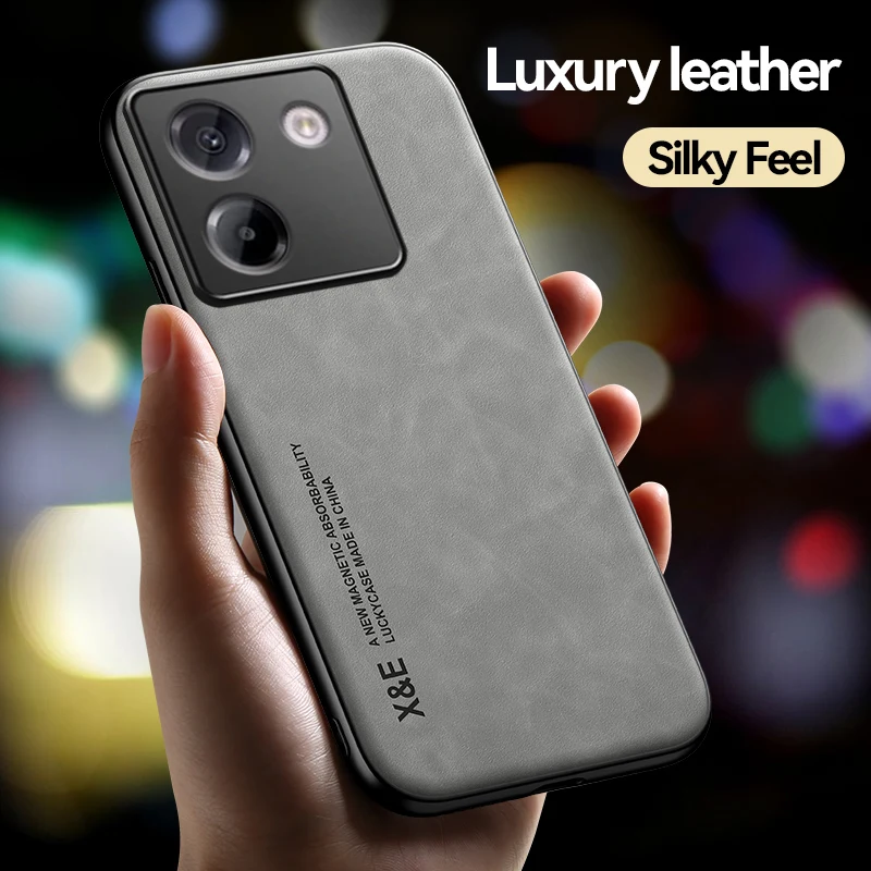 Luxus Leder Funda für Xiaomi POCO M7 Pro 5G Fall Ultra Dünne Auto Magnetische Schutz Telefon Abdeckung Capa