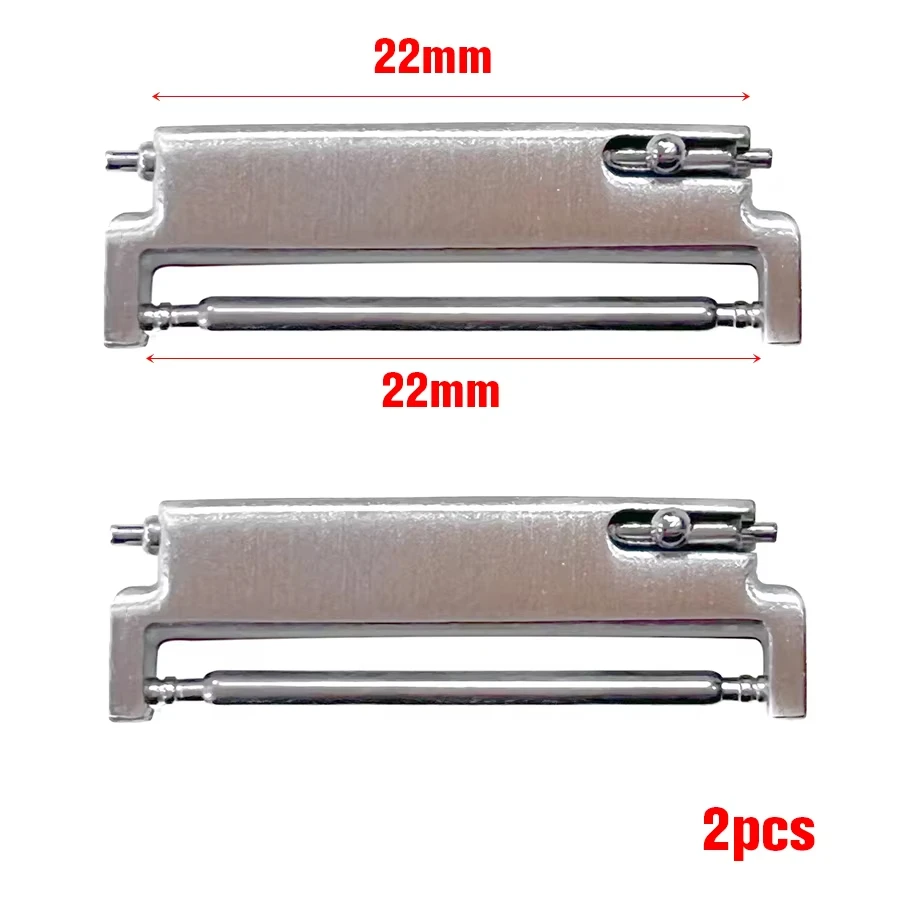 2 Stück Schnellverschluss-Uhrenarmband-Adapter aus Metall, 20 mm auf 18 mm, 20 mm auf 20 mm, 22 mm auf 20 mm Uhrenverbinder – Detail 10