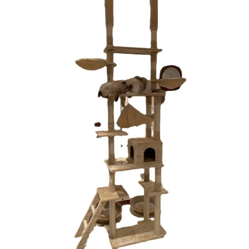 

Cat climbing frame Tongtian column Large vertical lying frame Top-standing cat shelf Multifunctional