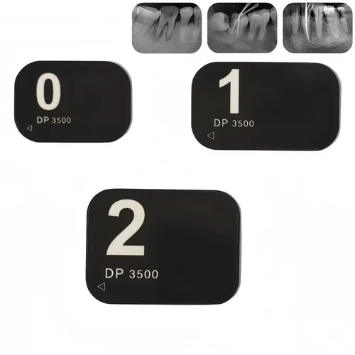 Placas de fósforo de rayos X dentales, Sensor de rayos X Digital, tablero de imagen magnético sin magnético, más de 1000 reutilizables, herramientas de imagen de odontología, 1 ud.