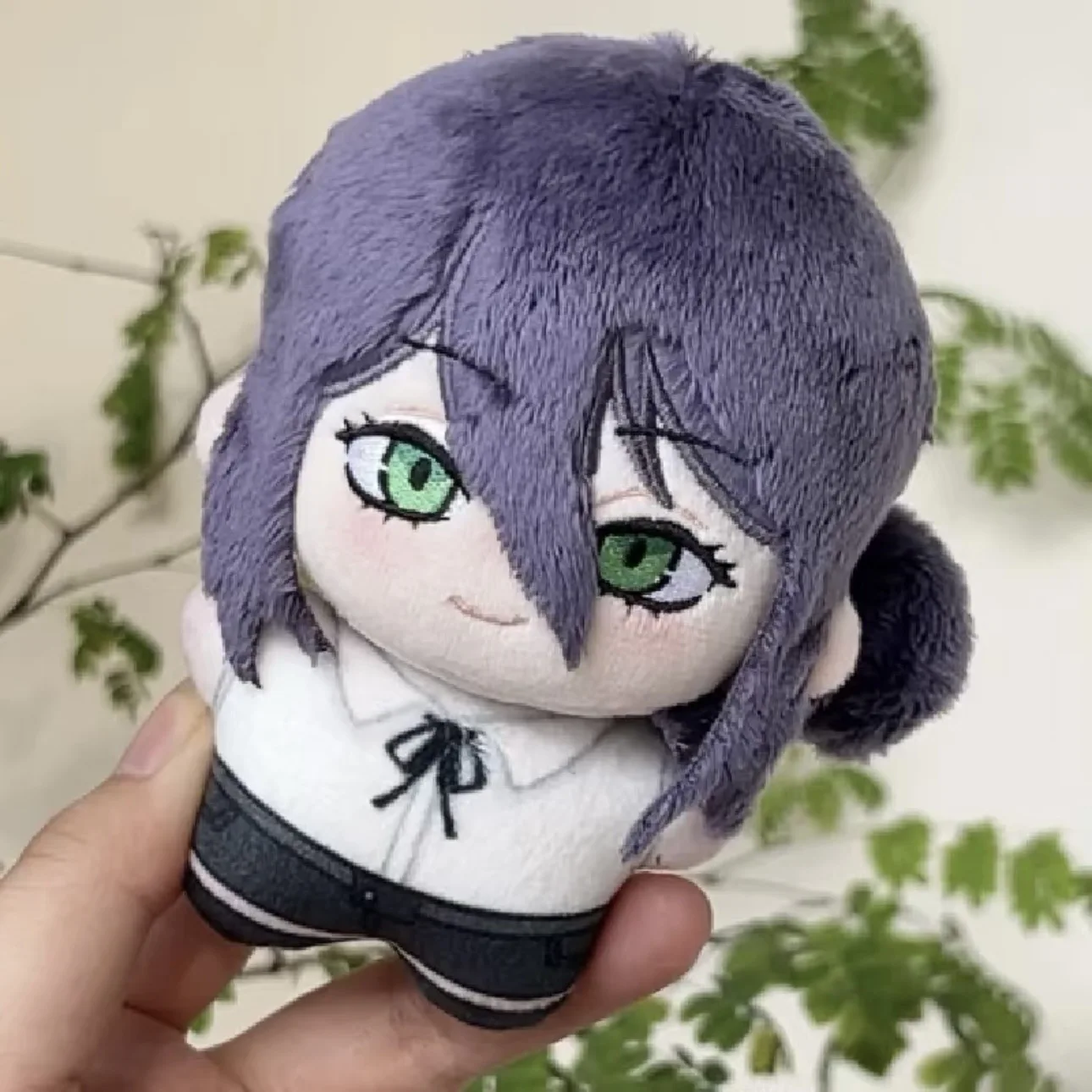 Muñeco de Peluche Kawaii Chainsaw Man REZE, Peluche de Anime de 10 cm, Muñeco de Peluche, Llavero, Colgante para Bolso, Accesorios, Regalos