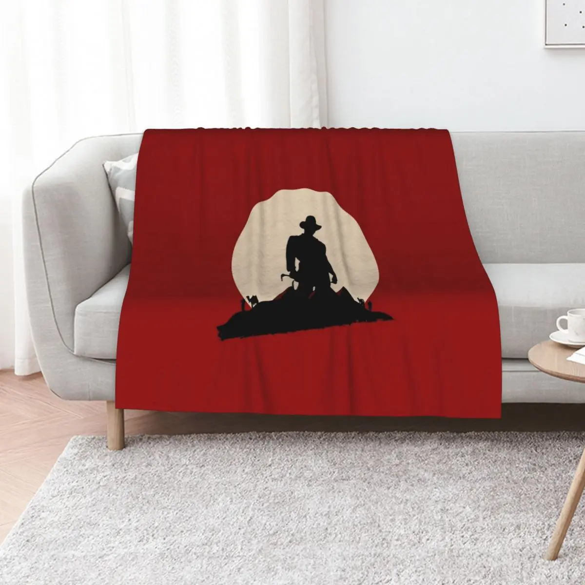 Sunset by the Desert - Indy - Funny Throw Blanket manga warm for winter Furry Soft Big Luxury Designer Luxury St Blankets