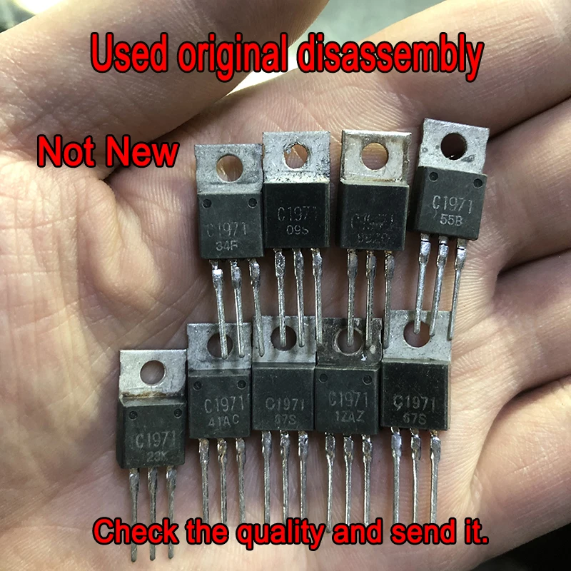 Used 1pcs-10pcs 2SC1971 C1971 TO-220  In stock Original disassembly