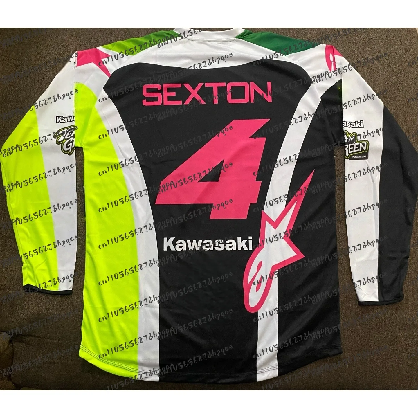 AliExpress #4 Chase Sexton 2026 New Kawasaki Racing Team Jersey MXGP Long Sleeved Youth Kid Oversized Motocross Shirt Men's Cycling Suit