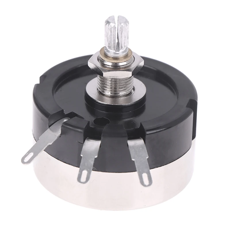 Potentiometer WX200 with High Power 15W Rating, Double-Wire Wound, 8Ω Resistance, and 15mm Shaft Length
