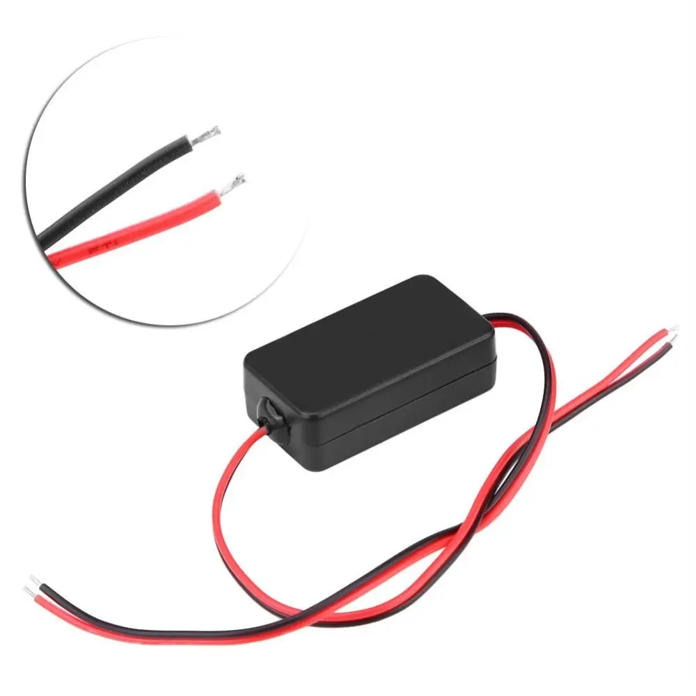 Noise Reduction Car Camera Filter Ripple Reduction Signal Cleaner Car Rear View Rectifier EMI Filter