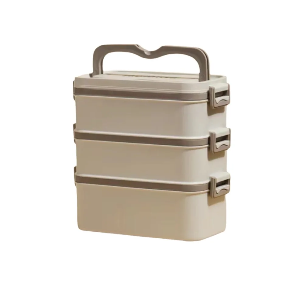 

Stainless Steel Multi-layered Lunch Box Sealed Leak Proof Food Container with Tableware Microwaveable Thermal Lunch Box Worker