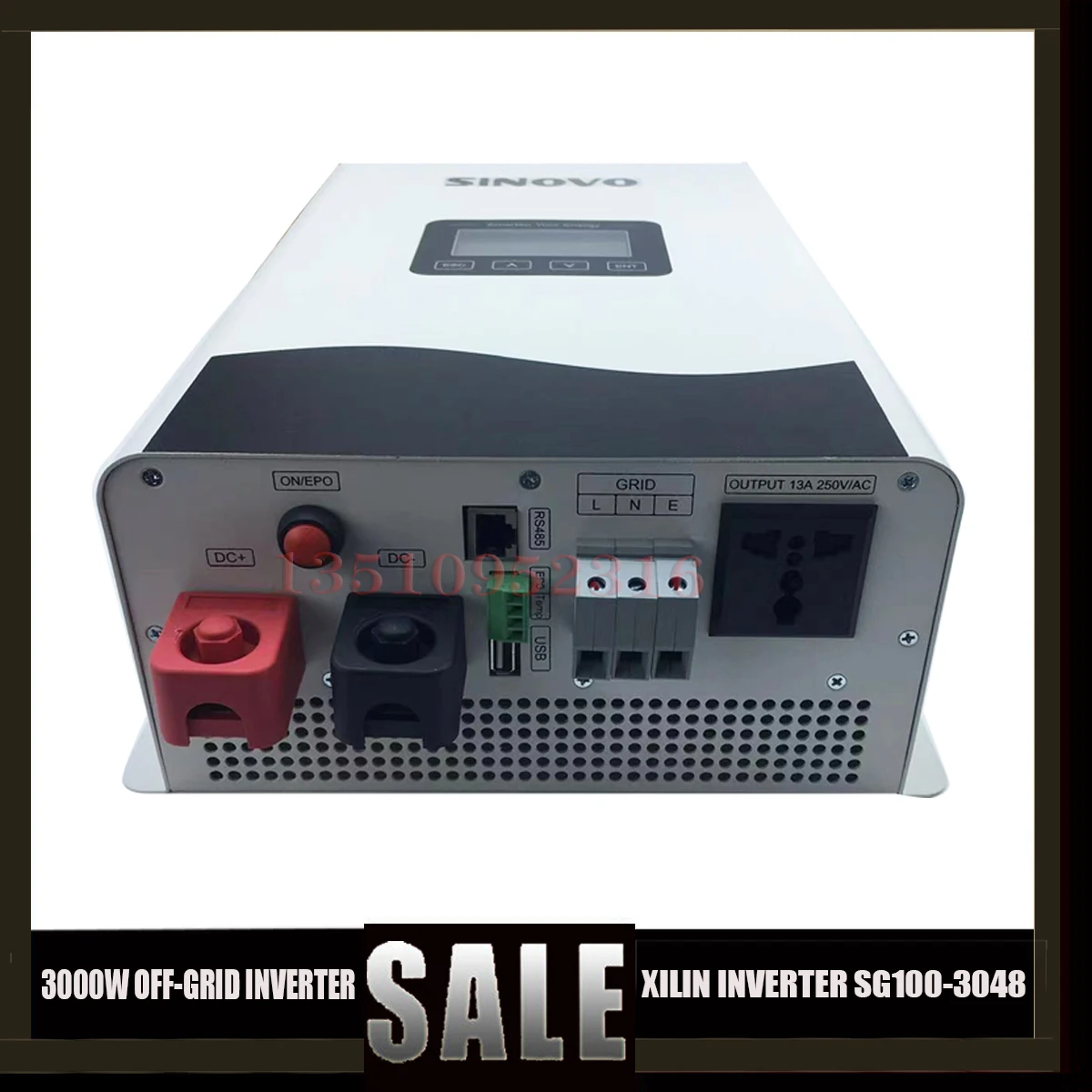 3000w Hybrid Inverter Off-grid Inverter Built-in Solar Charge Controller 67.8a 48v Ac220v Xilin Inverter Sg100-3048