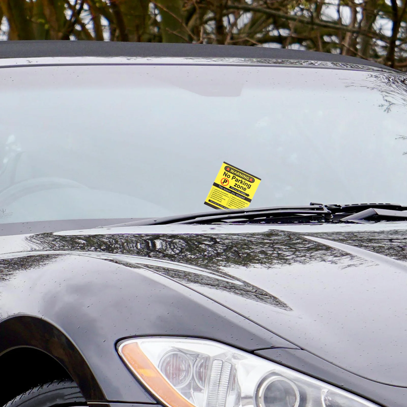 

No Parking Sticker Waterproof Durable Warning Label For Cars Trucks Commercial Private Parking Zones Adhesive Decal