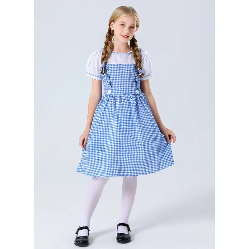 Halloween Party Dress Wizard of Oz Dorothy Alice Princess Dress Maid Dress Party Stage Performance Dress Cosplay Costume Dresses