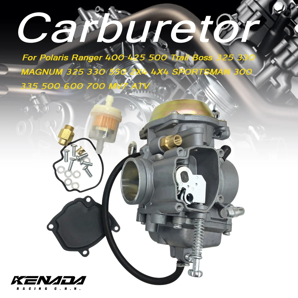 Carburetor For Polaris Ranger 400 425 500 Trail Boss 325 330 MAGNUM 325 330 550 2X4 4X4 SPORTSMAN 300 335 500 600 700 MV7 ATV