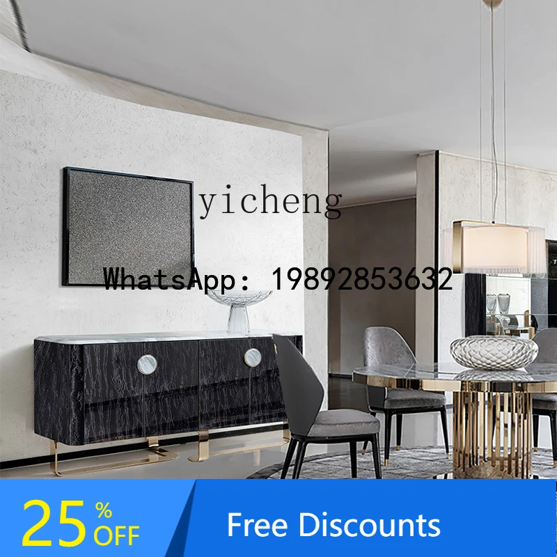 

light luxury home restaurant side cabinet storage storage locker modern simple wine cabinet