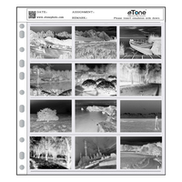30/50/100pcs eTone 120 Negatives Film Bags Acid-free Stroage Pages Black&White Film Preservers Archival Storage Sheet with Album