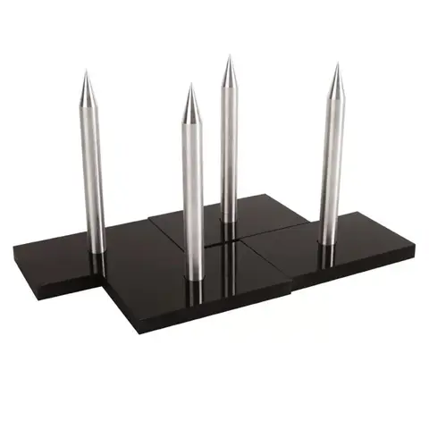 The Nail Game (1 Nails 5 Blocks) Magic Tricks Crush Paper Bag Magia Close Up Bar Gimmick Props Mentalism 100% safe Nail Roulette