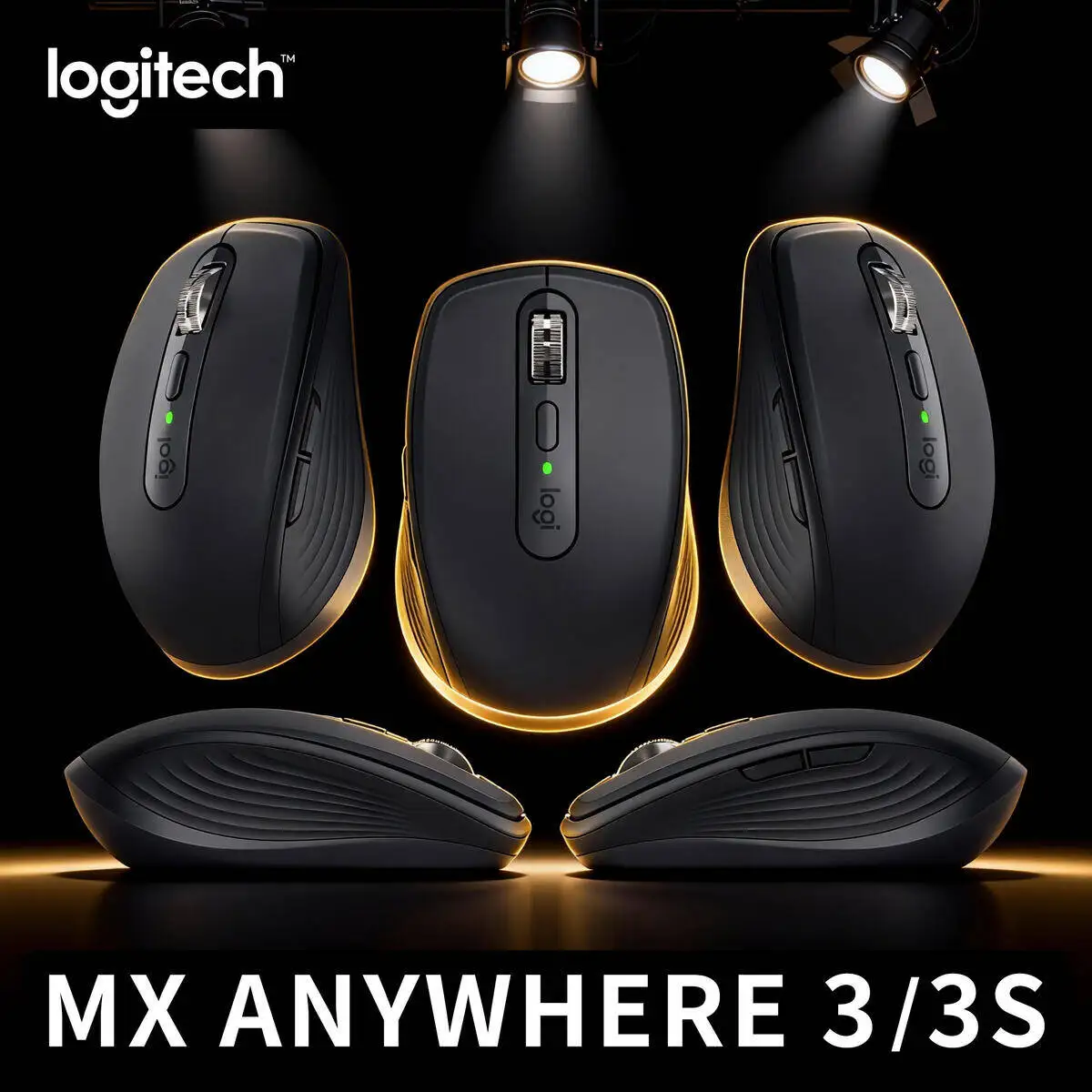 

Logitech MX Anywhere 3S Ultra Responsive Wireless Mouse Dual Mode 4000DPI for Laptop Desktop