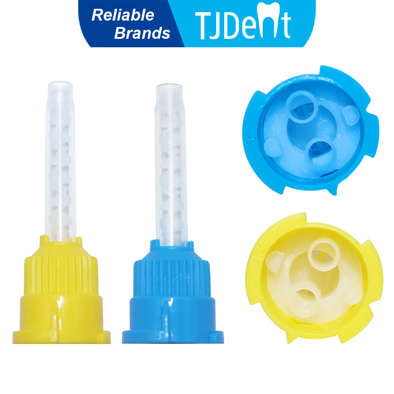 

TJDent Dental Mixing Tips 1:1 Dental Materials for Lightweight Silicone Rubber Material Disposable Dentistry Mixing Tube Tools
