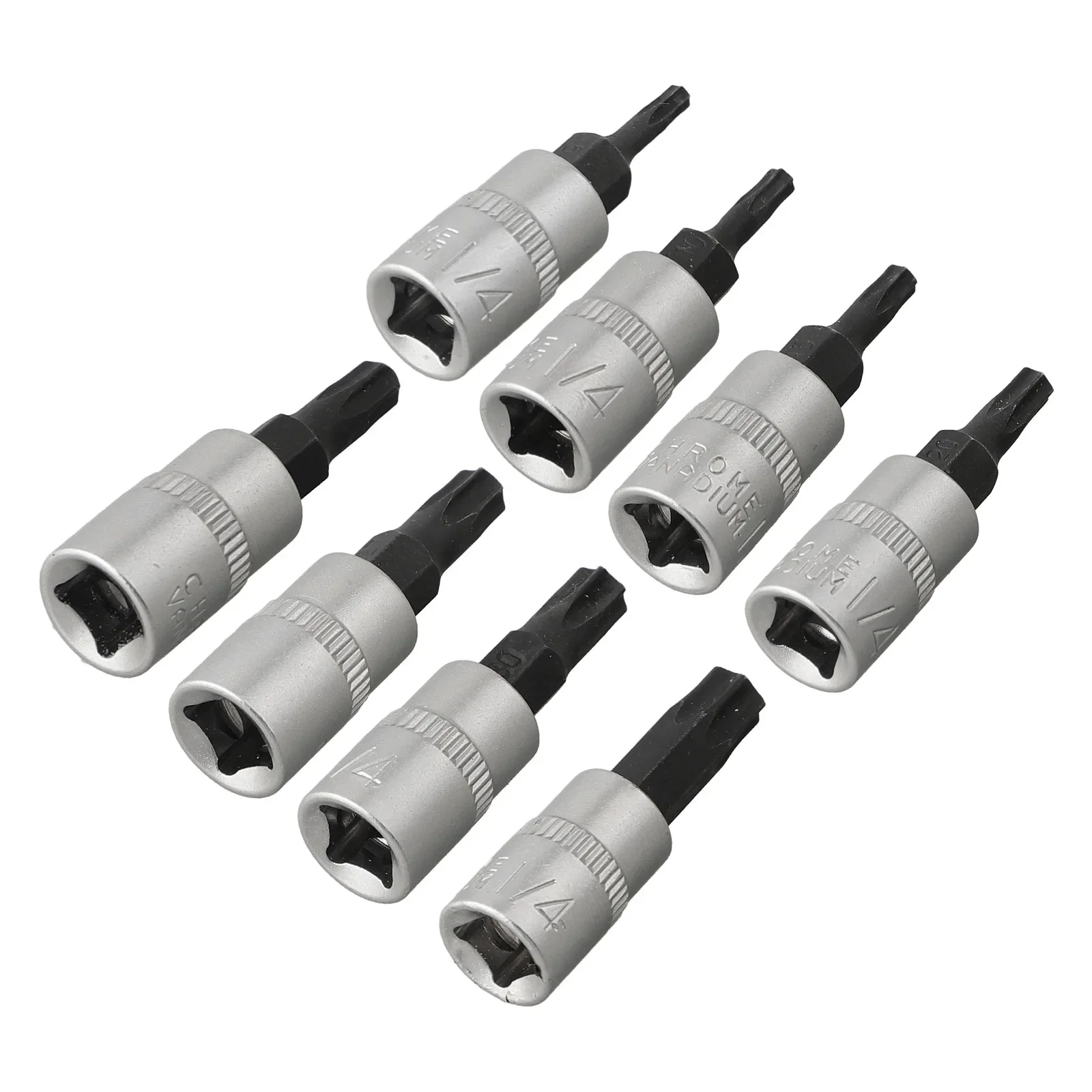 Torx 비트 소켓, 드라이버 스타 비트 드라이버 비트, 비트 소켓 어댑터, T8, T10, T15, T20, T25, T27, T30, T40, 1 개, 4 인치