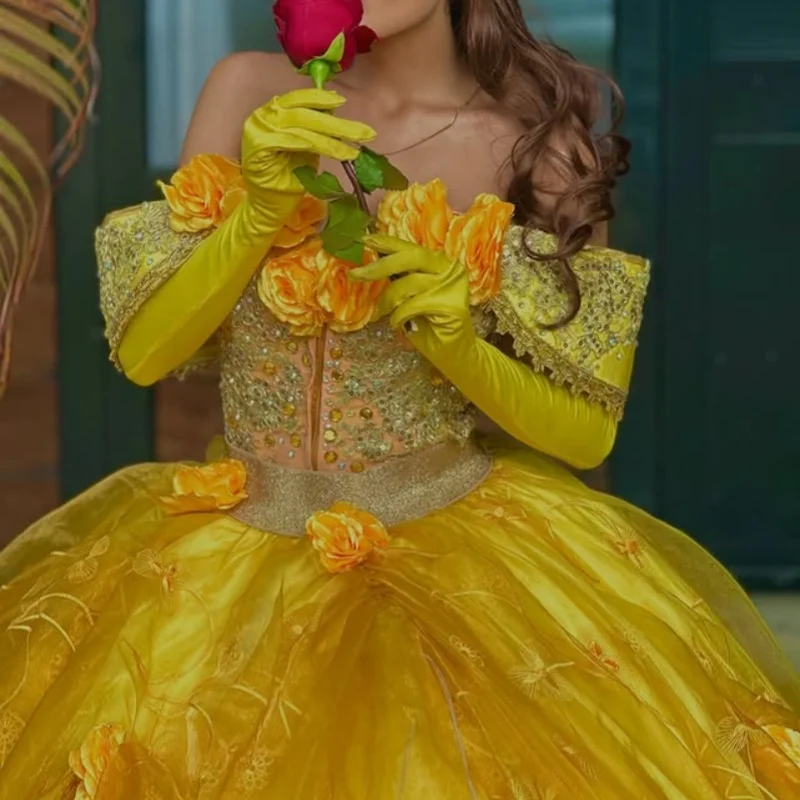 

Синее платье Quinceanera, кружевная блестящая наклейка, тюлевые рюши, 3D цветок, большой бант, платья de 15, Quinceanera ﻿ Индивидуальный