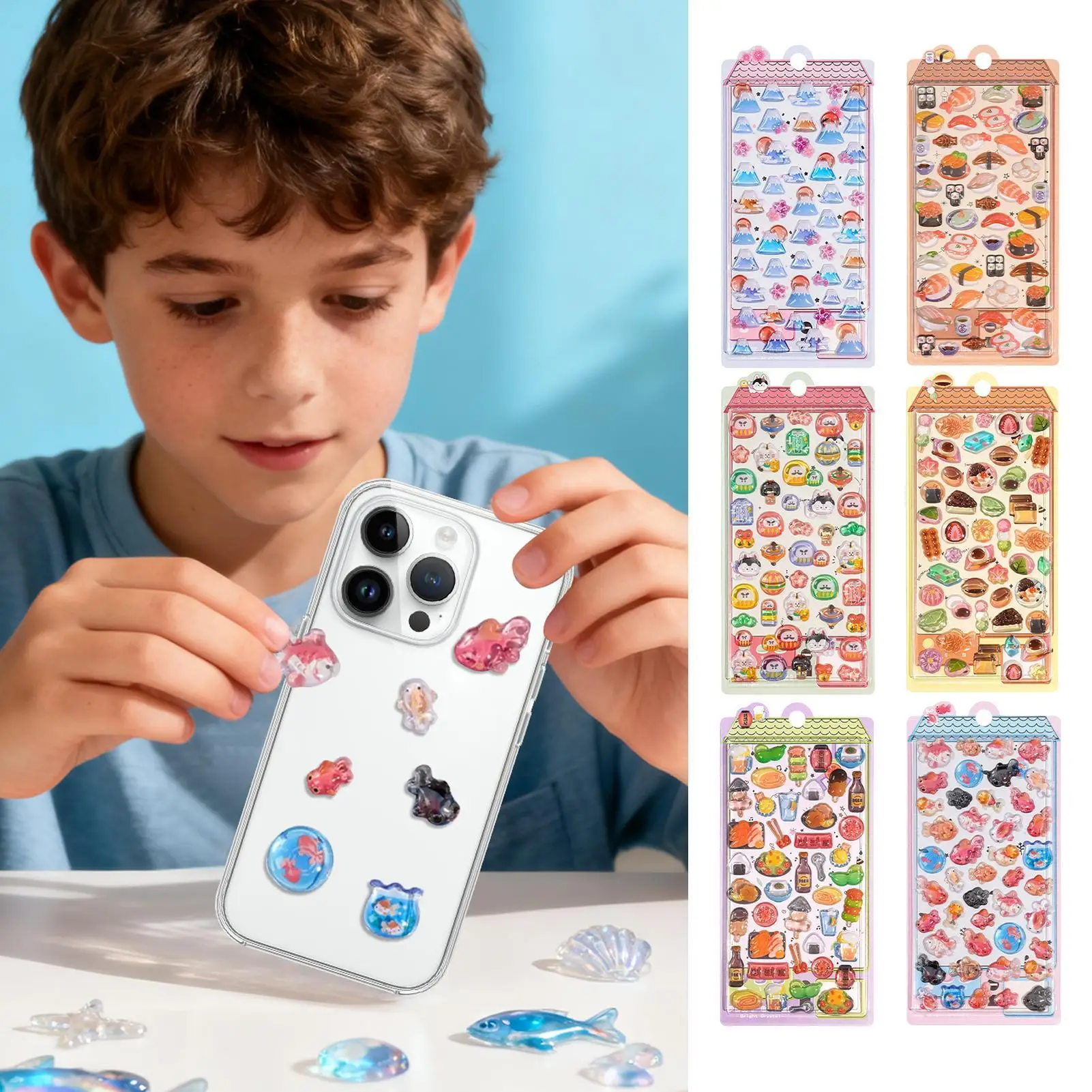 ملصقات ثلاثية الأبعاد على الطراز الياباني، شارات حساب يدوية، شارات حساب يدوية للطلاب، الفنانين، المعلمين، جمع الأطفال، المصممين #2