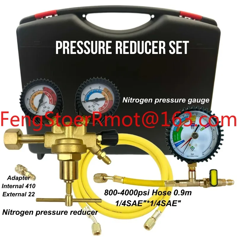 Air Conditioner Parts Pressure Reducer Set Nitrogen Pressure Reducing Valve and Gauge Set for Conditioning Pressure