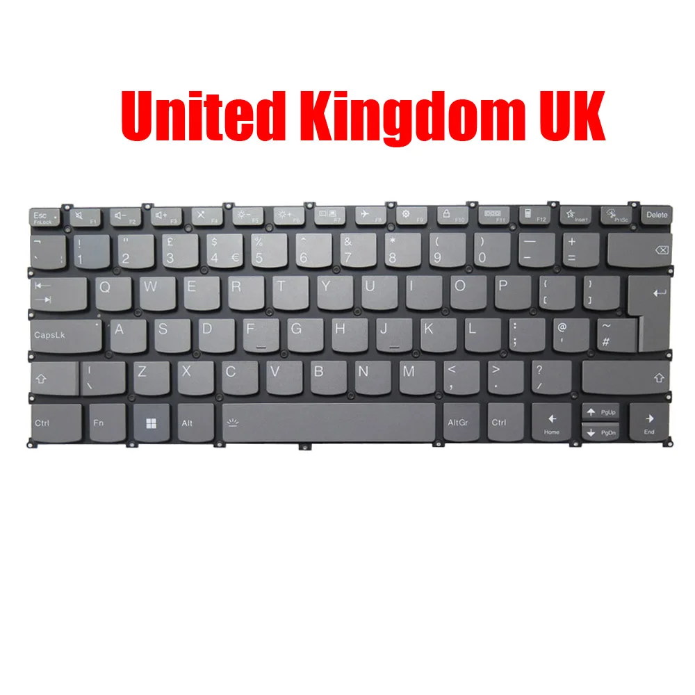 Keyboard For Lenovo For Ideapad 5 14ABA7 14IAL7 5-14IIL05 5-14ITL05 5-14ALC05 5-14ARE05 5 Pro-14ITL6 5 Pro-14ACN6 US UK FR GR JP