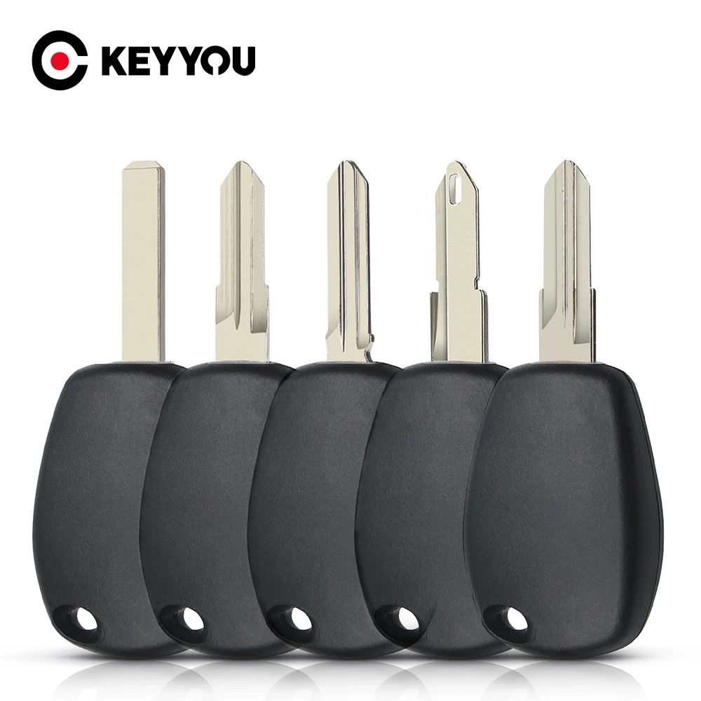 KEYYOU No Button Car Key Shell Case For Renault Megane Modus Espace Laguna Duster Logan DACIA Sandero Fluence Clio Kango