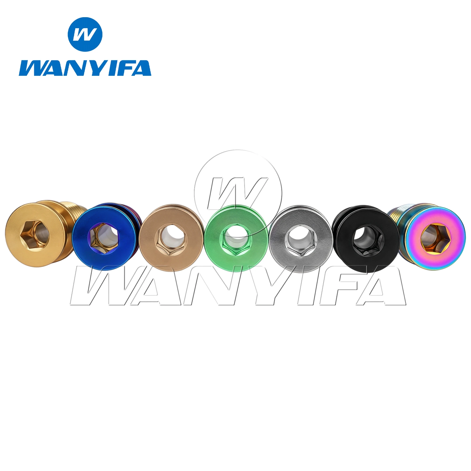 Wanyifa Titanium Alloy Bolt M10x20.5mm DA9270 R8150  SRAM Road Rear Pull Titanium Alloy 1.0mm Pitch Pivot Screw 1/4/10pcs