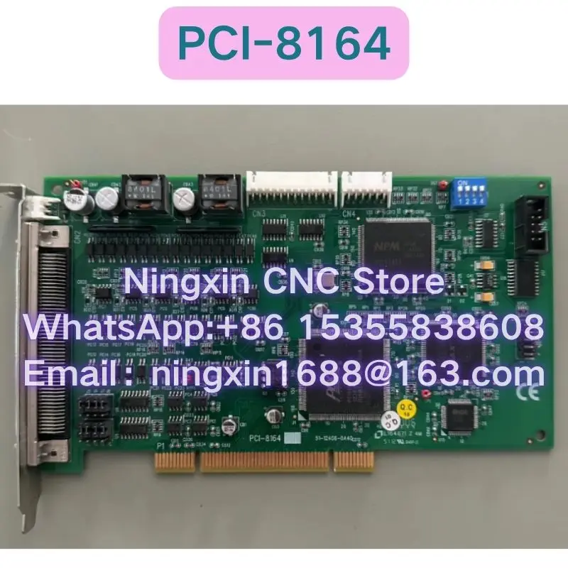 

Second-hand PCl-8164 Four axis Stepping Motion Control Card Functional test OK Fast delivery